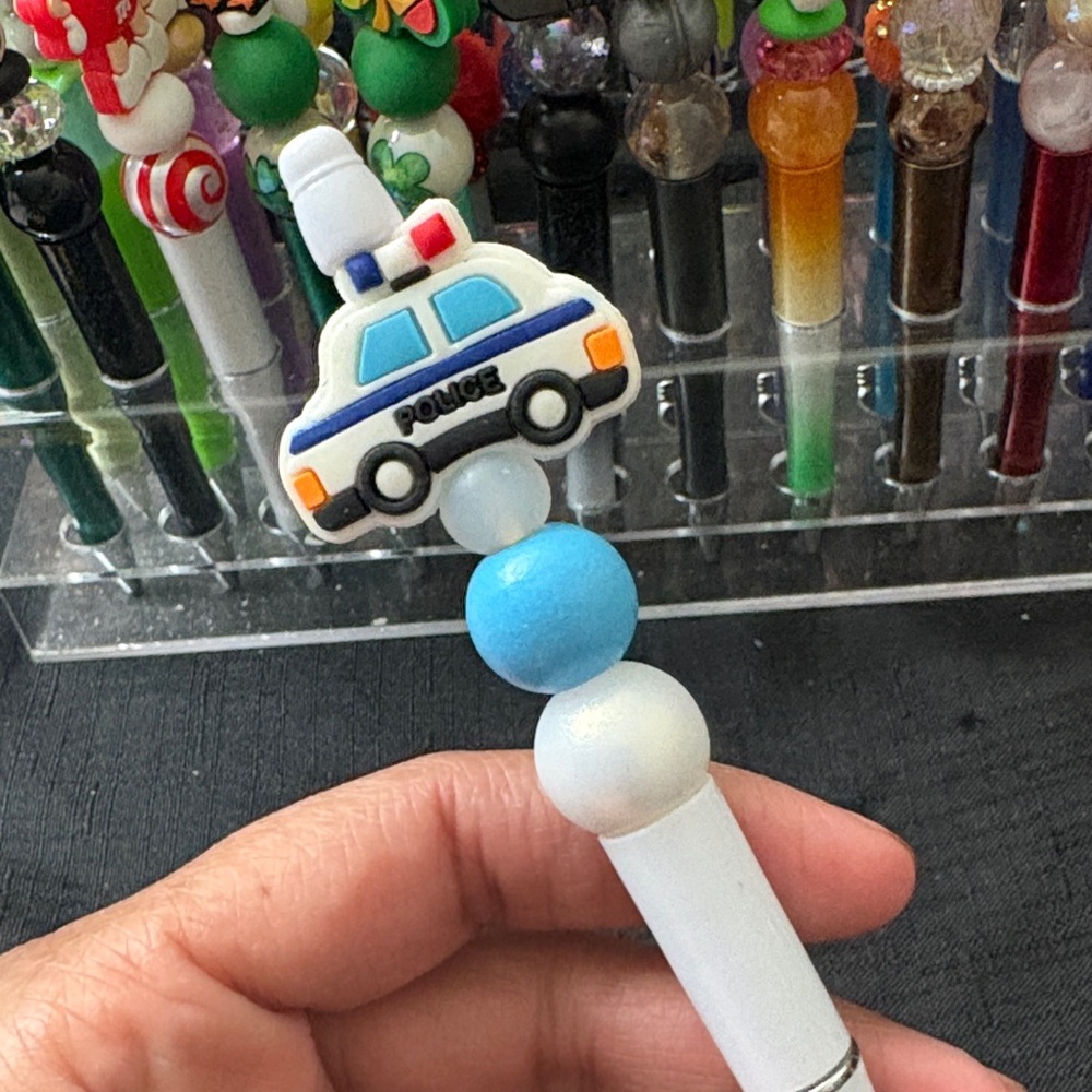 Police Car Themed Pen